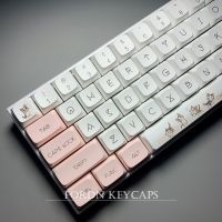 Cat keycap สัตว์ XDA ความสูง PBT วัสดุ Dye sublimation คีย์บอร์ด keycap