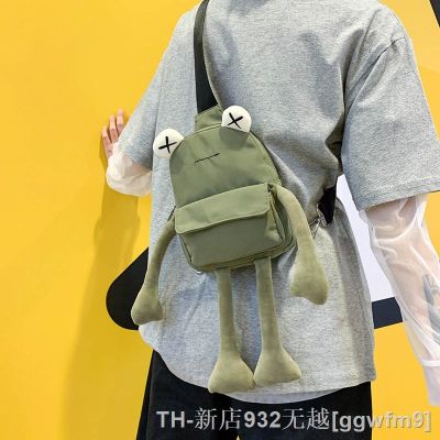 hot【DT】∈℡✿  New Personality Small Cartoon Frog Messenger Chest Shoulder Crossbody Wholesale
