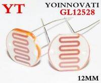 【SALE】 climsoftberre1981 50ชิ้น/ล็อตแสงขึ้นอยู่กับตัวต้านทาน LDR 12528 Photoresistor ทนต่อแสง12มิลลิเมตรสวิทช์ตาแมวส่วนประกอบ