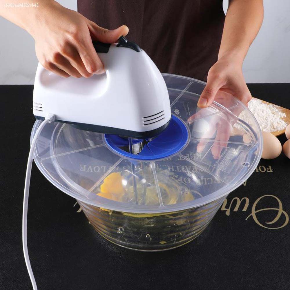Mixer Splatter Guard Egg Bowl Whisks Screen Cover Baking Splash Guard Bowl Lids Kitchen Cooking Tools 1pc