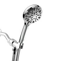 High Pressure Handheld Shower Head,9 Mode High Flow Hand Held Showerhead Set,5.04IN Showerhead 59IN Stainless Steel Hose