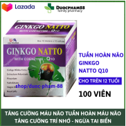 Hoạt huyết dưỡng não Ginkgo Biloba coenzym q10 360mg giảm đau đầu, hoa mắt
