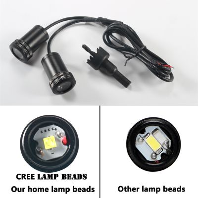 npuh 2 Pcs LED Car Door Lamp welcome logo projection Light for Audi A4 Avant A4 Cabriolet A6L A8L