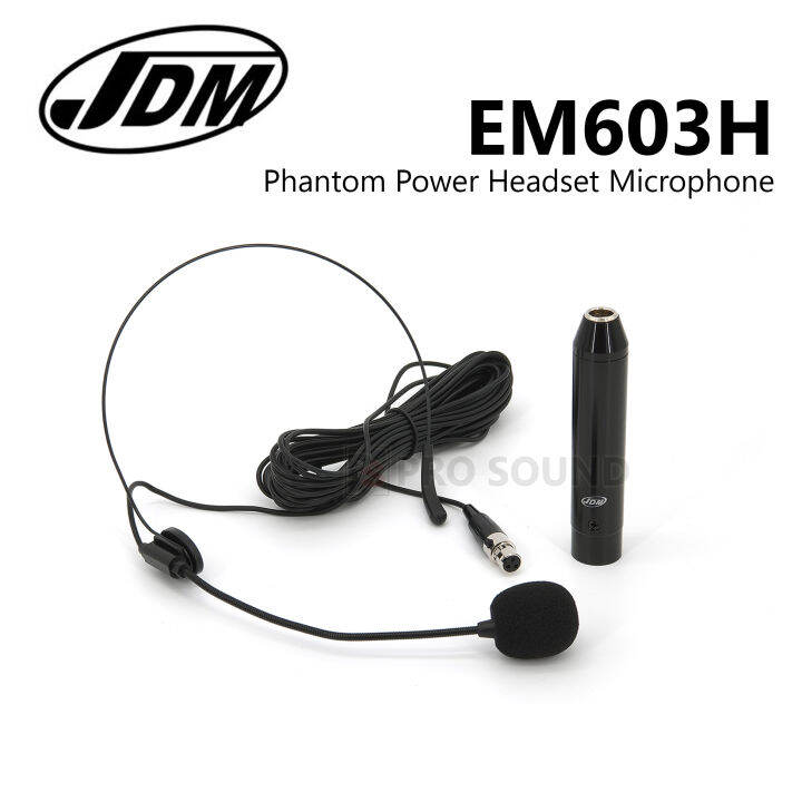 [SHIP OUT EVERYDAY] JDM EM603H Mic Imam Headset Microphone With Phantom