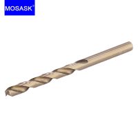 MOSASK HSS M35 High Speed Steel 1.0 - 13.0 MM Cobalt Coated Straight Shank Standard Length Drill Bits Set CNC Drilling Cutter Drills Drivers