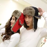 Winter Bomber Hat Thunderbolt Hat Men Women Lei Feng Hat Keep Warm Windproof Cold Protection Thicken Ski Cap Earflap Russian Cap Power Points  Switche