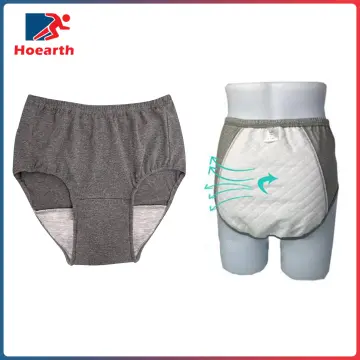 Cotton Breathable Washable Reusable Incontinence Underwear For Men M Washable  Incontinence Pants For Men,Mens Incontinence Pants,Elderly Underpants For  Incontinence,Mens Incontinen (XL) : : Health & Personal Care