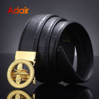 Luxury Men Belts Genuine Leather Automatic Buckle Famous nd Belts for Men Top Quality Stone Pattern Dress Business strap