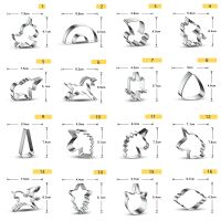 แม่พิมพ์ รูปการ์ตูน ลายยูนิคอร์น สำหรับทำคุกกี้ เบเกอรี่