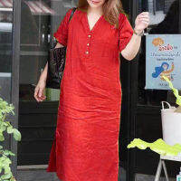 caiti022 ชุดเดรสคอวีแบบเปิดรอบเอวสำหรับผู้หญิงใหม่