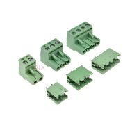 10SETS 2EDG 2/3/4/5/6/7/8/9 pin screw terminal block connector 5.08MM pitch PLUG Straight PIN HEADER SOCKET for pcb 2p 3p 4p