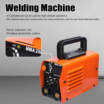 keykits- MMA-250 Electric Welding Machine Household Metal Mini Manual Welding Machine Direct Current Welding Machine