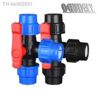 ✸๑☢ PE Three-way Fast Connection Valve Tee T-type Plastic Pipe Valve 20/25/32/40/50/63mm Agricultural Garden Tap Water Irrigation