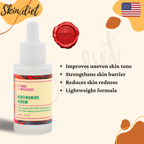 GOOD MOLECULES Niacinamide Serum 30ml (SkinDiet) [10% niacinamide ...