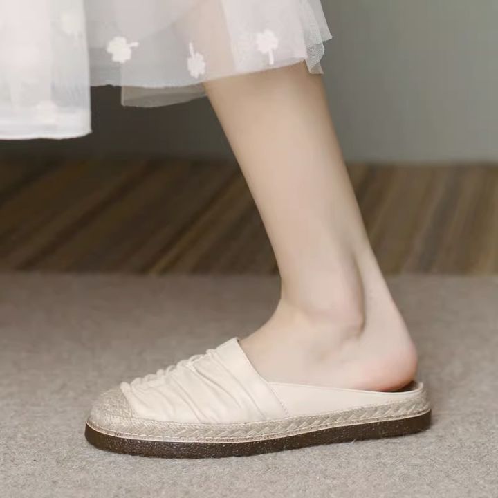 closed-toe-slippers-outdoor-womens-summer-popular-2023-popular-slip-on-lazybones-shoes-half-support-flat-sandals