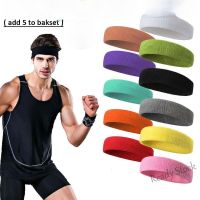 【Ready Stock】 卐❀ C18 Sweatband Hairband Sports Sweat Headband Yoga Gym Stretch Unisex Head Band Men