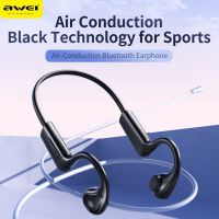 Awei A886BL Wireless Air Condunction หูฟังกีฬา HiFi Bluetooth 5.2หูฟัง7ชั่วโมง Long Time Light Snug สวมหูฟังสำหรับวิ่ง Gaming