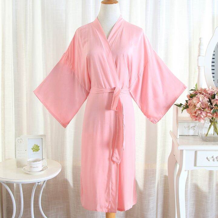 xiaoli-clothing-casual-kimono-เสื้อคลุมอาบน้ำชุดผู้ชายชุดนอน-nightgown-ผ้าฝ้ายนุ่ม-unisex-intimate-ชุดชั้นใน-homewear-เสื้อผ้าชุดนอน