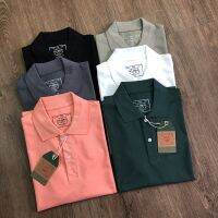 Plain simple classic style washed cotton resident mesh mens business casual solid color short-sleeved T-shirt POLO shirt 【BYUE】