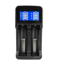 Universal 2 Slot Battery USB Charger Smart Charging for Rechargeable Batteries Li-Ion 18650 26650 16340 Battery Charger