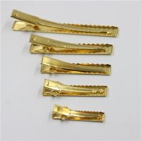 【cw】 10pc/20pcs Gold Prong Metal Alligator Hair Hairpins Korker Bow 32mm/42mm/46mm/56mm Tools Accessories 【hot】