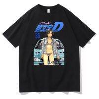 Anime Drift AE86 Initial D Mika Uehara Graphic T-shirts Summer Men Oversized Crewneck Tees Tops Man Plus Size Loose Tshirt XS-4XL-5XL-6XL