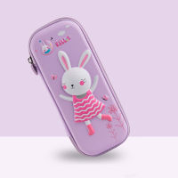 3D cartoon unicorn cute pencil case School stationery box Large capacity animal Pencil cases Student stationery storage box pen