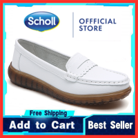 รองเท้าผู้หญิง Scholl รองเท้าแตะหนังผู้หญิงรองเท้าแตะโบฮีเมียผู้หญิงรองเท้าแตะรองเท้าเรือแบน Scholl รองเท้าสตรี Kasut Wanita Scholl รองเท้าแตะลำลองสำหรับผู้หญิง Scholl