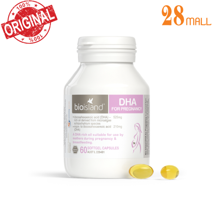 Bio Island DHA for Pregnancy 60 Softgel Capsules Lazada