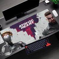 แผ่นรองเมาส์ 900 × 400 แผ่นรองลื่นสำหรับคอมพิวเตอร์ Atomic Heart Gaming Expansion Table Keyboard Pad อุปกรณ์เสริมสำหรับเครื่องเกม TABL Rubber PC