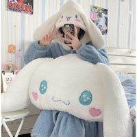 ☞۩◐ Cute Sanrio Cinnamoroll Throw Pillow Soft Comfortable Fluffy White Dog Cushion Eyes Will Glow Cinnamoroll Headrest Gifts