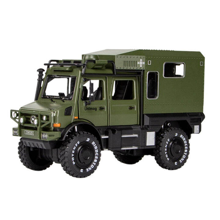 1-28-unimog-u5000-rv-orv-off-road-รถ-motorhom-รถรุ่น-diecasts-amp-ของเล่นยานพาหนะรถของเล่นเด็กของเล่นสำหรับของขวัญเด็ก