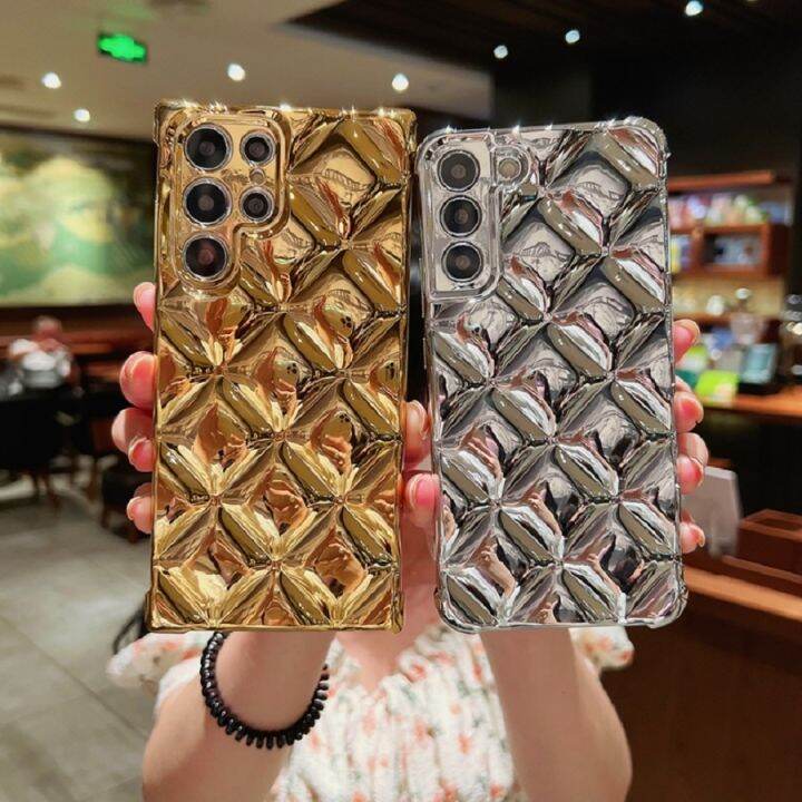 cold-noodles-สำหรับเคสโทรศัพท์มือถือสี่เหลี่ยมขนมเปียกปูนชุบด้วยไฟฟ้า-s22-s21-samsung-galaxy