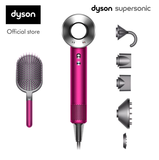 Dyson supersonic tmhair dryer hd08with paddle brush fuchsia - ảnh sản phẩm 1