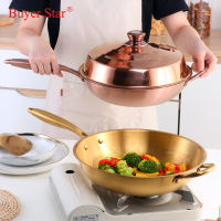 ผู้ซื้อ Star กระทะ32ซม. Nonstick Pan ครัวสแตนเลส Nonstick กระทะกระทะครัวพร้อมฝาปิดไฟฟ้า Induction