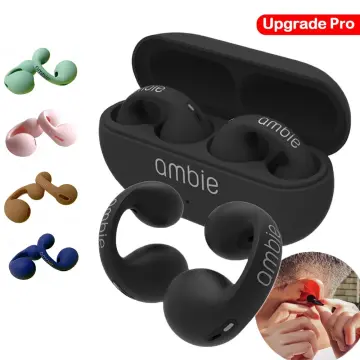 Ambie Sound Earcuffs Ear Bone Conduction Earring Wireless Bluetooth  Headsets Auriculares Headsetss TWS Sport Bluetooth