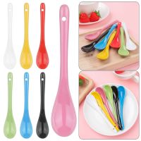 New Kitchen Ice Cream Tea Dessert Coffee Spoon Procelain Pure White Bone Ceramic