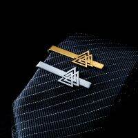 วินเทจผูกสามเหลี่ยม Valknut คลิปเหล็กสแตนเลสนอร์สตำนานโอดินสัญลักษณ์ไวกิ้งเครื่องประดับเจ้าบ่าวเสื้อเชิ้ตงานแต่งงานคลิปผูกข้อมือ LDJ396ลิงค์