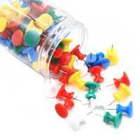 ✈ 60 Pcs Multi-purpsoe Colored I-shaped Pushpins Box Sealed for Bulletin Boards Drop Shipping