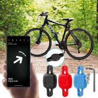 【สกรูฟรี】ตัวระบุตำแหน่งจักรยานเข้ากันได้กับ Apple AirTag ฝาครอบป้องกัน Anti-Theft Universal Bicycle Holder Tracker Positioner ครอบคลุมอุปกรณ์ขี่จักรยาน