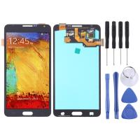 จอ OLED LCD สำหรับ Galaxy Note 3, N9000 (3G), N9005 (3G/LTE) พร้อม Digitizer ประกอบเต็มตัวเครื่อง (สีดำ) (กล้อง Li Xiu)