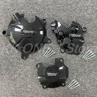 ฝาครอบป้องกันเครื่องยนต์รถจักรยานยนต์ ZX-6R สำหรับ KAWASAKI ZX-6R 636 2007-2023การพิมพ์คาร์บอนไฟเบอร์