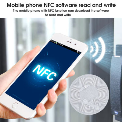 【Free Shipping】10Pcs แผ่นรองสติ๊กเกอร์โลโก้ NFC โทรศัพท์มือถือสติกเกอร์ Command ทางลัด