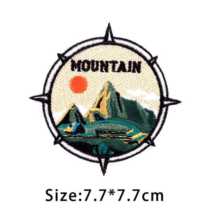outdoor-embroidered-adventure-patches-on-clothes-for-clothing-thermoadhesive-patches-diy-sewing-round-travel-badges-on-backpack