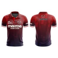 （all in stock）  MOTOSHIRT MAZDA MAZ-A05-22 เสื้อคอปกแขนสั้น