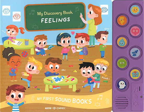 english-original-my-discovery-book-feelings-feeling-childrens-emotional-intelligence-training-cognitive-enlightenment-cardboard-pronunciation-book-auzou-french-independence