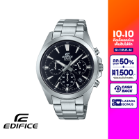 CASIO นาฬิกาข้อมือผู้ชาย EDIFICE รุ่น EFV-630D-1AVUDF วัสดุสเตนเลสสตีล สีดำ