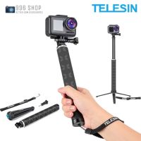 CAM ขาตั้งกล้อง ไม้เซลฟี่คาบอนสำหรับaction cam +ขาตั้ง3ขา ยี่ห้อTelesin พร้อทส่ง ขาตั้งมือถือ