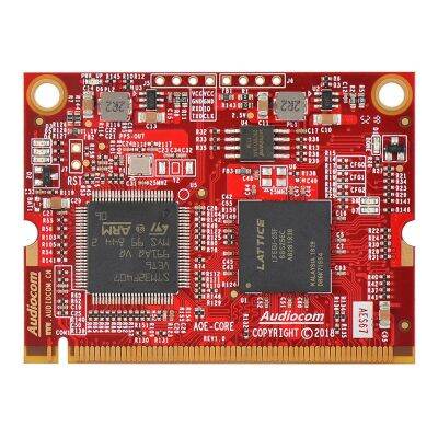 1 Piece AES67 Audio Network Transmission Module Red PC+Metal 32x32 Audiocom For Dante