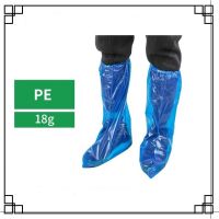PE Shoecover แบบยาว ถุงคลุมเท้า ถุงครอบรองเท้า อุปกรณ์เสริมสำหรับรองเท้า [10ชิ้น/แพค] SBU-0021-02